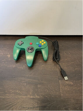 USB Nintendo 64 N64 Style Controller Gamepad Joystick NOT TESTED